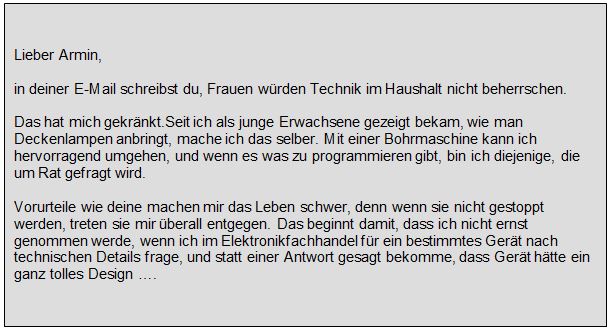 Beispiel E-Mail